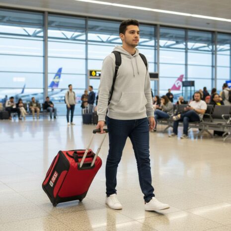 bolsa-de-viagem-com-rodinhas-brindes-sp (1) A Bolsa de Viagem Com Rodinhas modelo B043 é fabricada em Nylon Oxford, oferecendo resistência e durabilidade.