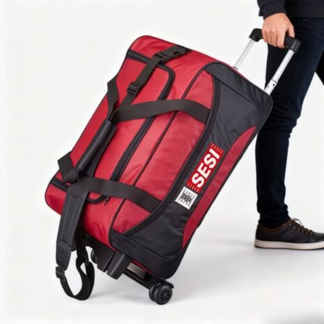 bolsa-de-viagem-com-rodinhas-brindes-sp (2) A Bolsa de Viagem Com Rodinhas modelo B043 é fabricada em Nylon Oxford, oferecendo resistência e durabilidade.