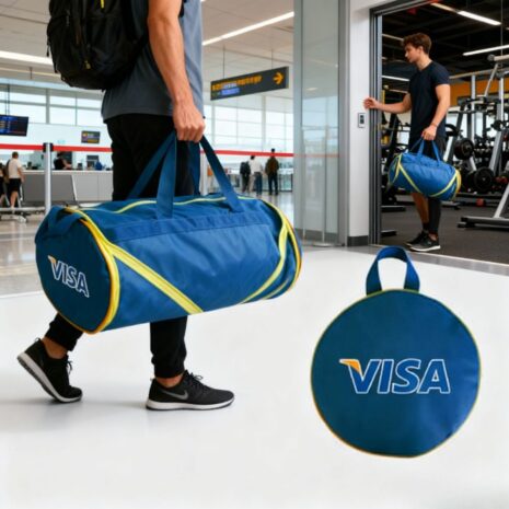 bolsa-de-viagem-dobravel-brindes-sp (1) A Bolsa de Viagem Dobrável modelo B003 é feita de Nylon 600, oferecendo durabilidade e resistência.