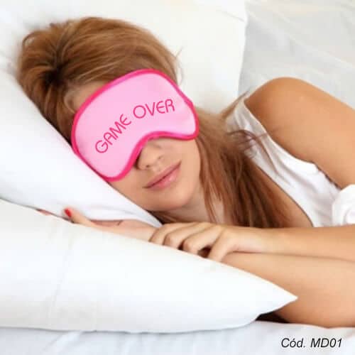 mascara de dormir feminina personalizada