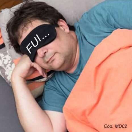 mascara de dormir masculina personalizada