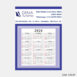 Calendário de Parede 2025 Personalizado Fundo