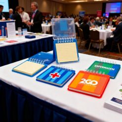 Adquira o Mini Bloco de Notas Personalizado para que a sua marca esteja presente em eventos corporativos