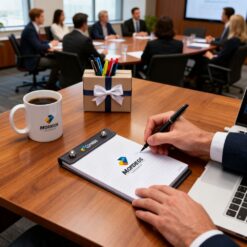 O Bloco de Notas Personalizado Barato é o brinde certo para a sua marca estar em evidência