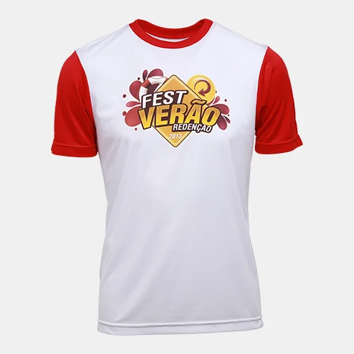 Opção de brinde: camiseta dry fit personalizada