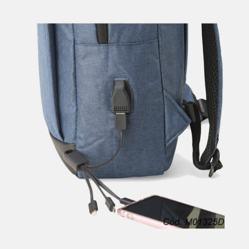 Mochila Notebook Entrada USB Personalizada Lateral USB