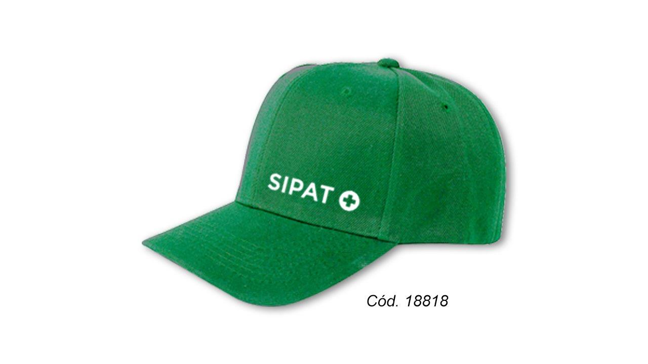 Boné, brinde personalizado, para presentear os colaboradores da empresa ao fim da SIPAT.