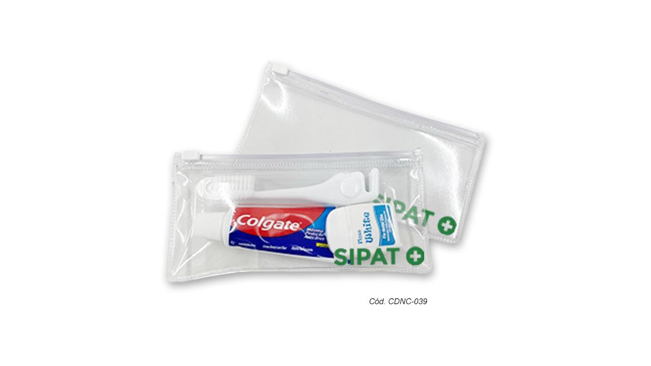 Kit de Higiene Bucal, brinde personalizado, para presentear os colaboradores da empresa ao fim da SIPAT.